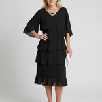 Emma | Layered Tier Midi Dress