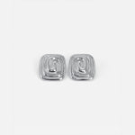Aurelia Spiral Silver Earrings