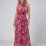 Nora | Soft Halter Neck Midi Dress