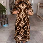 ZELLA™ - Luxe Geo Print Dress