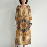 Nasrin | Gentle Floral Midi Dress