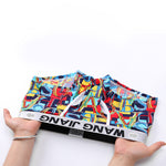 3 Pack Men's Ice Silk Trunks with Separated Pouch Design