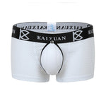 2 Pack Men's Detachable Boxer Briefs with Snap Closure and Contour Pouch