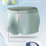 3 Pack Split-Support Men's Trunks- Breathable & Bulge-Enhancing