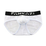 3-pack Men's Sexy Star Mesh Breathable Hollow U-shaped Convex Pouch Briefs
