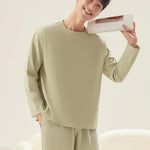 Men's Seamless Comfort Snug-Fit Second-Skin Solid Color Lounge & Sleepwear