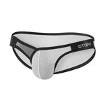 2 Pack Men's U-Pouch Sheer Mesh Briefs