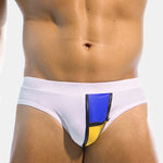 Mens Sexy Bulge Pouch Paded Swim Briefs