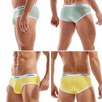 2 Pack Men's Thread Cotton Pouch Briefs