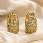Gold Plated Bohemian Bead Earrings