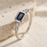 Windsor White Gold Sapphire Ring