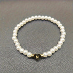 A-Z Pearl Beaded Bracelet