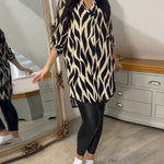 ALEXANDRA™ - Printed Loose-Fit Top