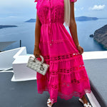 Payson | Long Stitching Dress