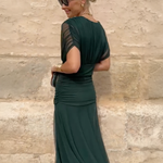 Iryna | Elegant Maxi Dress with V-Neck
