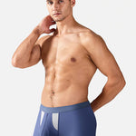 3 Pack Split-Support Men's Trunks- Breathable & Bulge-Enhancing