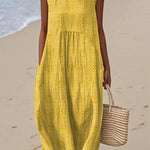 Beatrice - Elegant Sleeveless Dress with Pockets