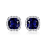 Saphir Square Stud Earrings
