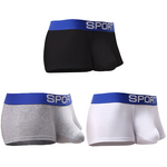 3 Pack Men's Structured Support Pouch Comfort Trunks