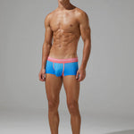 Men’s Spliced Lines Trunks in Ombre