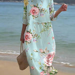 Aimee | Sunset Flower Dress