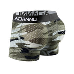 Men's Camouflage Removable Hip Pad Boxer Briefs