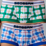 Men’s Relaxed Plaid U Pouch Trunks