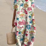 Audrey | Floral Comfort Maxi Dress
