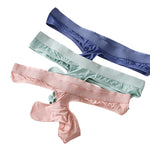 3 Pack Men's Separate Pouch Design Quick-Dry Soft Touch Thongs