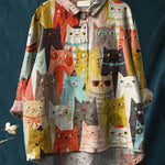 SHEENA™ - Cat Art Shirt