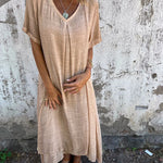 Sheba | Loose V-Neck Dress
