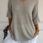 LAUREN™ - Casual V-Neck Top
