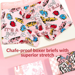 4 Pack Men's Cartoon Cotton Anti-Bacterial Boxer Briefs