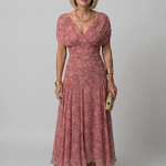 Ava | Off-Shoulder Flow Midi Dress