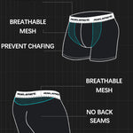 2-Pack Men's Performance Boxer Brief Athletic Underwear