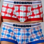 Men’s Relaxed Plaid U Pouch Trunks