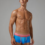 Men’s Spliced Lines Trunks in Ombre