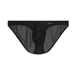 Men's Low-rise Mesh U-shaped Convex Pocket Sports Briefs