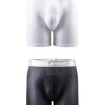 2 Pack Mesh Ice Silk Moisture Wicking Sport Boxer Underwear