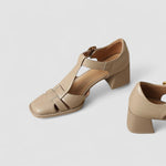 Primrose | Orthopedic T-Strap Block Heels
