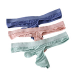 3 Pack Men's Separate Pouch Design Quick-Dry Soft Touch Thongs