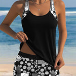 Anna | Tummy Control Supportive Swim Set with Boxer Bottoms