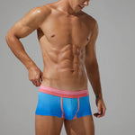 Men’s Spliced Lines Trunks in Ombre