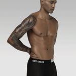 2 Pack Men's Sexy Transparent Seamless Mesh Solid Color Breathable Trunks & Bikini