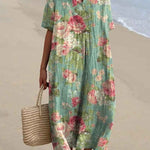 Audrey | Floral Comfort Maxi Dress