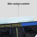 2 Pack Men's Mesh Loose Fit Sport Low-Rise Briefs