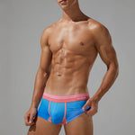 Men’s Spliced Lines Trunks in Ombre