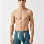 2 Pack Men's Anti-Chafing Separate Pouch Breathable Midway Briefs