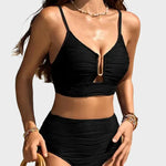 2 Piece Bikini Set U-Wire Cutout Swimsuit