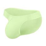 2 Pack Men's Solid Color Ribbed Cotton Sports Butt-Lifting Bikini